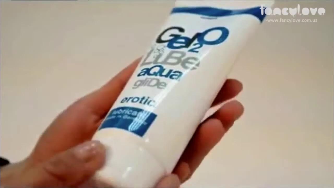 Медицинский лубрикант на водной основе Gel2O 200 ml - YouTube