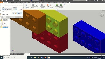 Assemble legos using Inventor