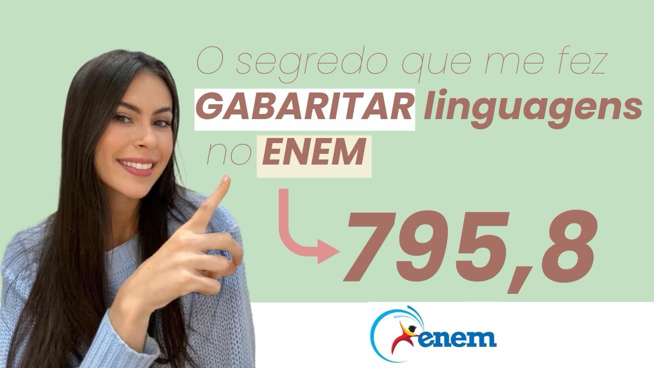 Minha estratégia real pra gabaritar Linguagens no ENEM