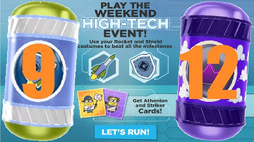 Minion Rush High-Tech EVENT mission 9 - 12 - fullscreen gameplay walkthrough - iOs & android