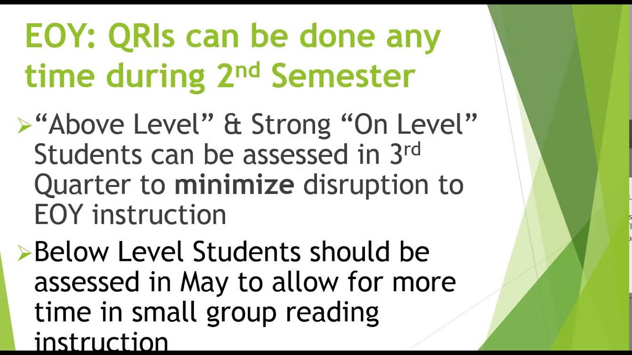 Third Grade Update QRI Assessment &amp; Journeys Cold Read - YouTube