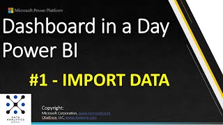 1 - Data Loading - Dashboard in a Day #powerbi