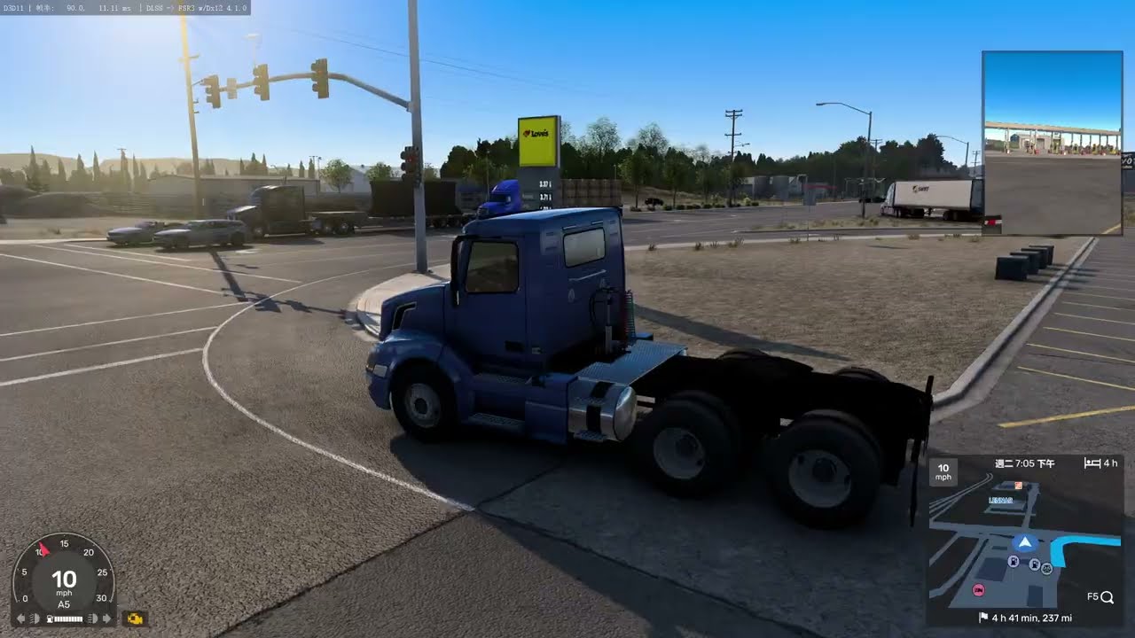 American Truck Simulator 2K Ultra Settings with Forced FSR 4.1.0