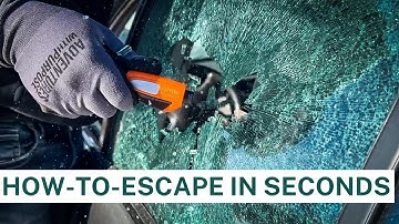 Easiest Way to Break Car Windows.. (This Can Save Your Life)