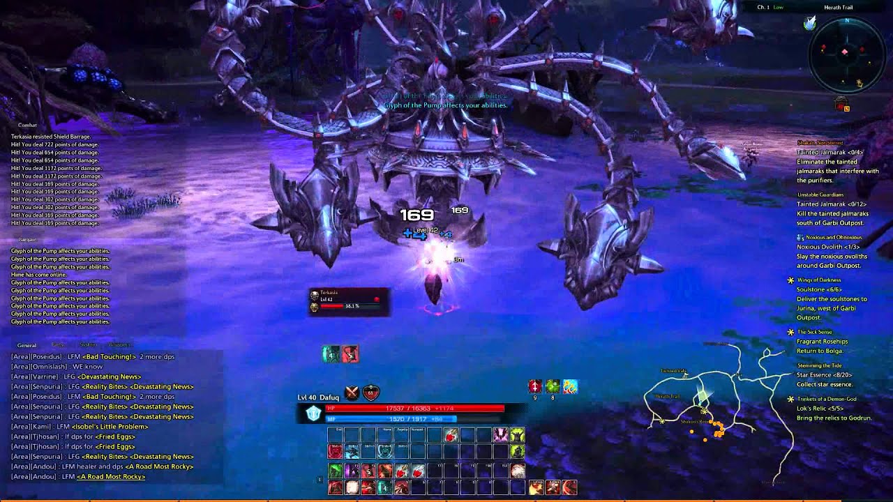 Tera | Terkasia LvL 42 Worldboss Solo