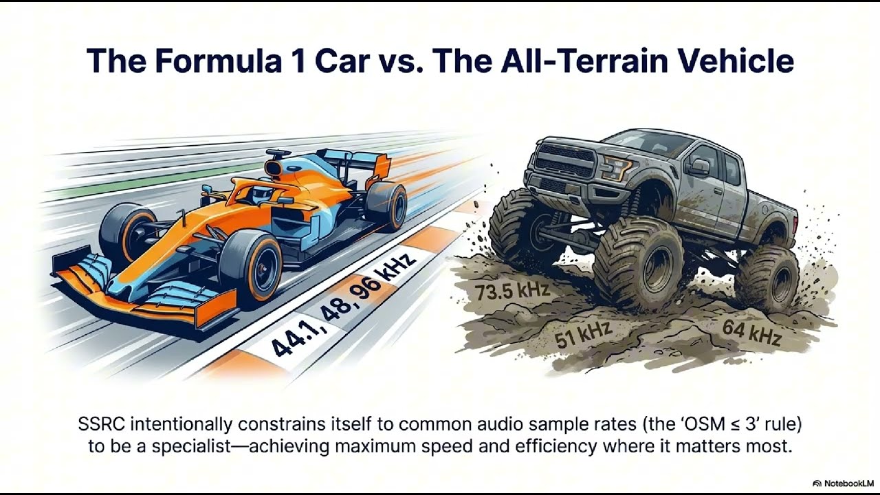 Inside Shibatch Sample Rate Converter, balancing mathematical perfection with real-world performance
