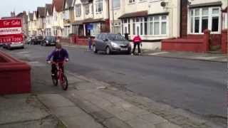 Charlie's Epic BMX Fail - Ramp, Jump, Crash