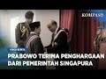 Menhan Prabowo Subianto Raih Penghargaan dari Pemerintah Singapura