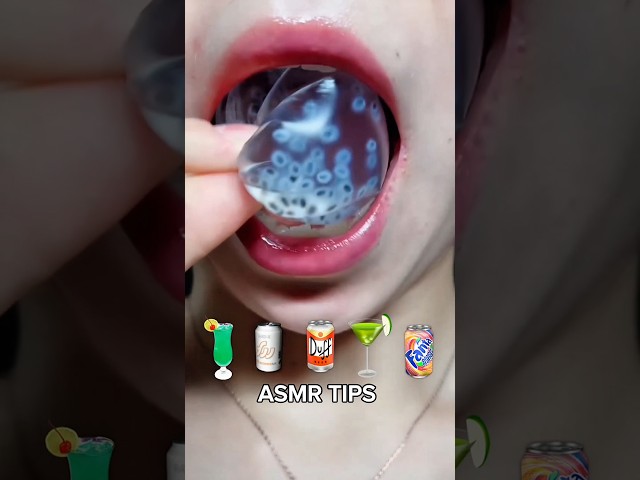 ASMR BEET COLORFUL JUICE 🫜🥤| BOBA TEA 🧋 COLD DRINKS SODA🍹EMOJI MUKBANG | SATISFYING DRINKING SOUNDS