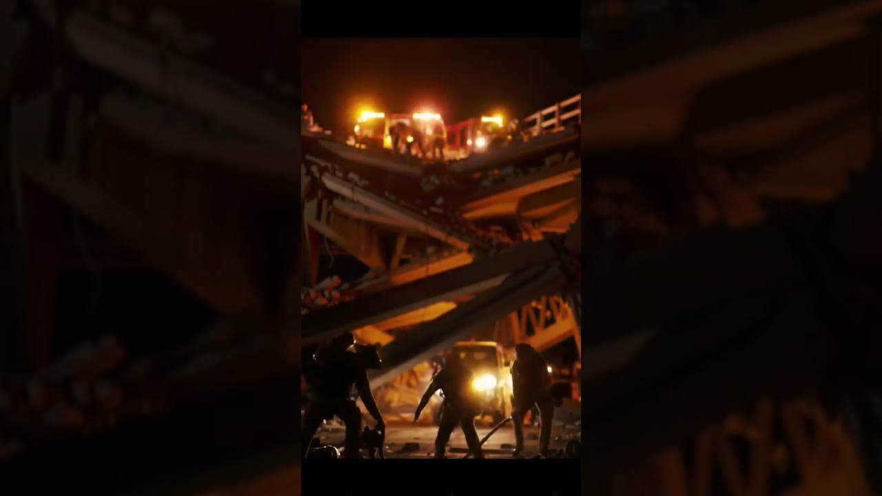 "Lights at Collapsed Bridge"  