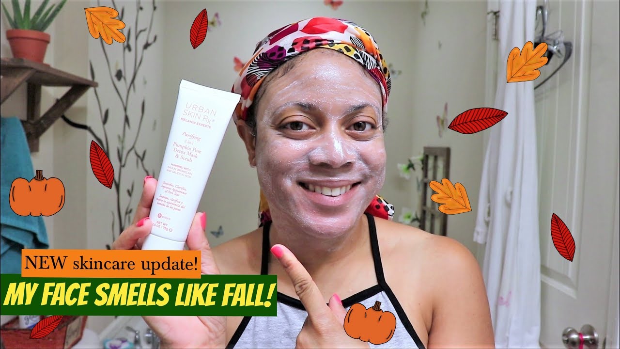 🎃Urban Skin Rx Pumpkin Pore Detox Mask & Scrub Melanin Skin Care