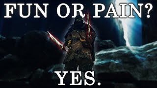 They told me to use the Broken Straight Sword in Dark Souls 2