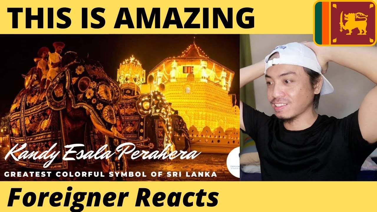 SRI LANKA Kandy Esala Perahera Foreigner Reaction