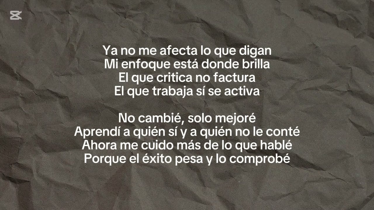 Hablen Lo Que Quieran - Zathir (Video Lyrics Officia) 