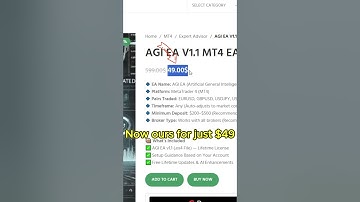 🤖 AGI EA v1.1 — Smart Forex Bot, No DLL Needed