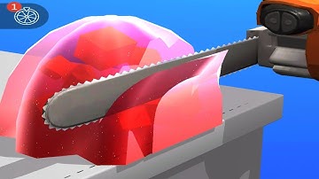 Very satisfying and relaxing ASMR slicing game Kinetic sand #21