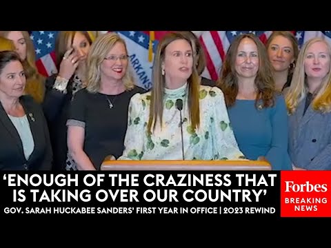 Arkansas Gov. Sarah Huckabee Sanders Makes Waves During Her First Year In Office | 2023 Rewind
