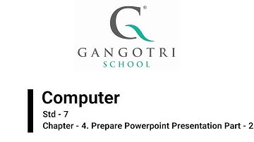 Std - 7 | Computer | Chapter - 4 | Prepare Powerpoint Presentation | Part - 2