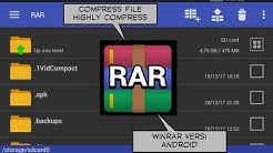 Cara compress file highly compress dengan aplikasi RAR di android - Durasi: 4.45. 