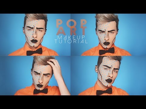 Male Pop Art Makeup Tutorial Youtube