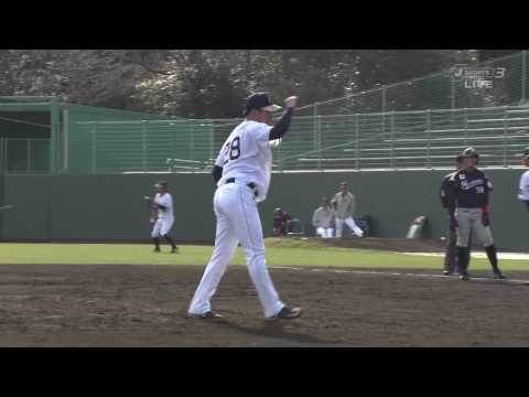 2017/2/28 オープン戦 オリックスvsロッテ 9回表  オリックス塚原頌平投手