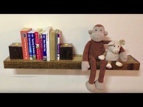 floating shelves for stuffed animals