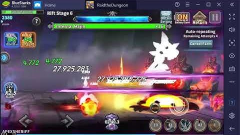 Raid The Dungeon - Rift level 6