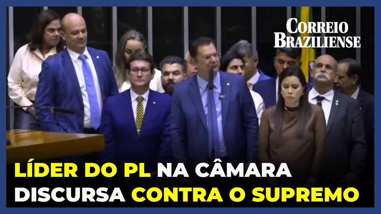 Líder do PL na Câmara critica julgamento de Bolsonaro no STF  - 