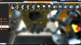 Robocraft 35 T7 rail Walker Hybrid Build! pt2