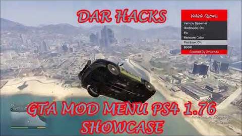 PS4 OFFLINE GTA MOD MENU 1.76 SHOWCASE!