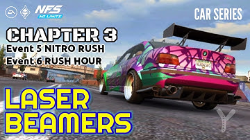 CAR SERIES "Laser Beamers" | Chapter 3 - Event 5 & 6 | BMW M3 Coupe 1999 | Need For Speed: No Limits