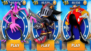Sonic Dash Sir Lancelot Event Character Vs Zazz Boss and Eggman Boss (Android,iOS)