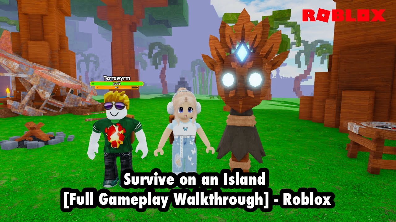 Survive on an Island [Full Gameplay Walkthrough] - Roblox - YouTube