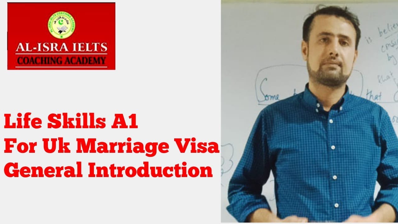 Ielts life skills A1 test for Uk marriage visa spousal visa testA1 life skills test YouTube