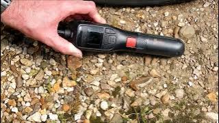 Review and demo of the Bosch EasyPump rechargeable portable tyre inflator with tips and pros   cons