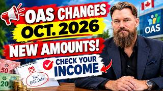 Information OAS Payments Are Changing in October 2026 — New Amounts Just Released by Canada News
