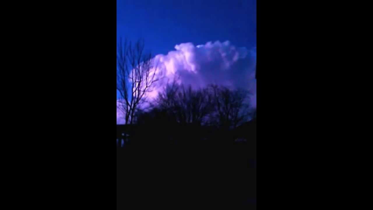 AMAZING Cloud Lightning! Completely Silent! 2014