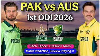 Pakistan vs Australia 1st ODI 2026 Match Prediction - PAK vs AUS 1st ODI Match Prediction | Live