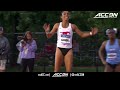 SMU's Nea Sanders Wins ACC 100-Meter Hurdles