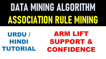 Association rule mining in data mining in hindi urdu