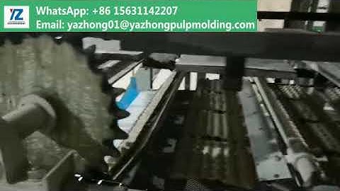 YZ-4×2500 egg tray machine with metal multilayer dryer