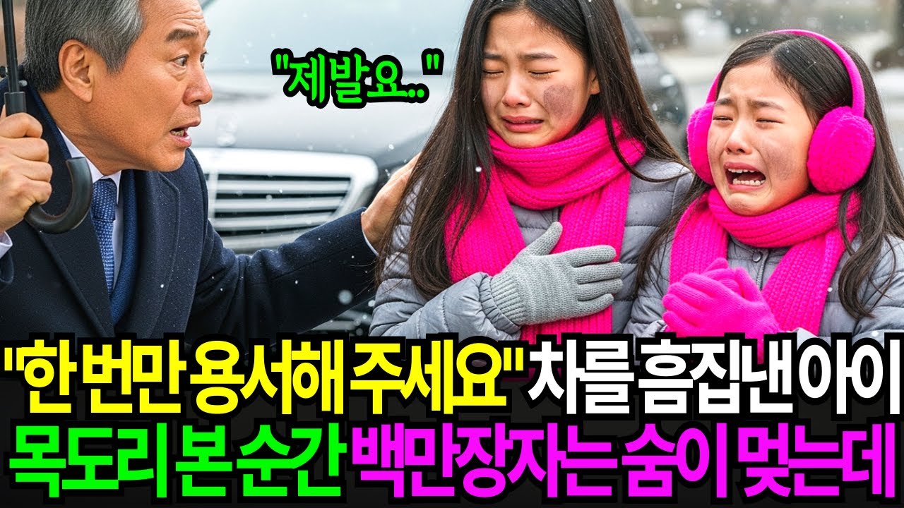 “할아버지 엄마한텐 말하지 마세요” 넘어지면서 백만장자 차를 흠집 낸 아이의 목도리를 본 순간 숨이 멎는데…