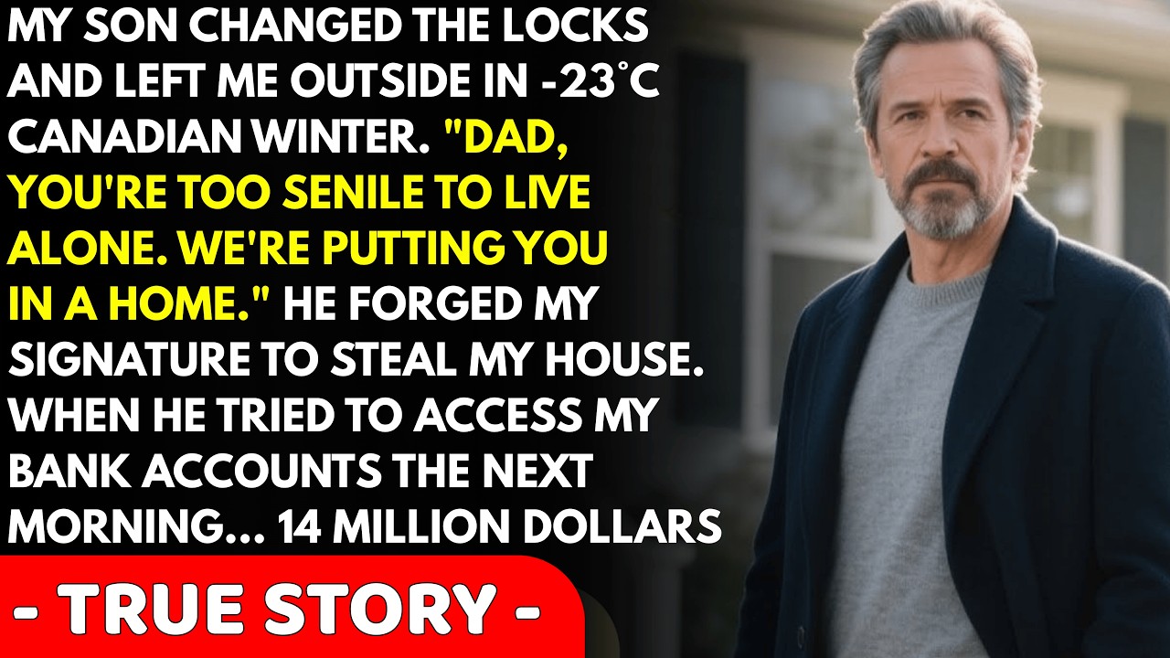 My Son Changed The Locks And Left Me Outside In -23°C, Then Called Me 'Senile.' So The Next Day I...