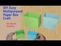 How to make Easy Paper Box for multiple Use | Origami Paper Box Ideas #paperbox #diy