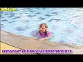 Ara Belajar Berenang Sambil Ngumpet 🏊 Habis Di Godain Terus KK Keira
