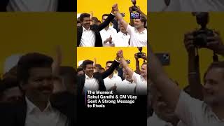 The Moment Rahul Gandhi & CM Vijay Sent a Strong Message To Rivals #shorts