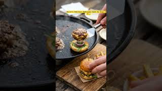 World's Smallest Hamburger Made by Tiny Chefs! ??#shorts #viral #trending #shortsfeed