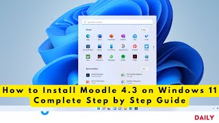 Install Moodle on Windows using WAMP  Complete Step by Step Guide #moodle #education #elearning
