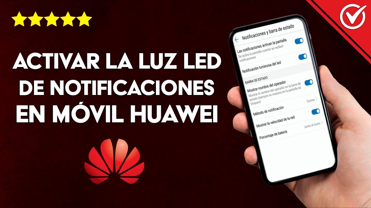 Cómo Activar la luz led o Flash de Notificaciones en Celulares Huawei P20, P30, P40