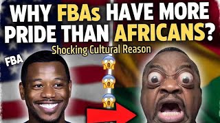 AFRICANS Say FOUNDATIONAL BLACK AMERICANS Have No PRIDE In Being BLACK
